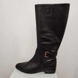 Like New Nine West Tall Black Boots. Size 9.5 Women.